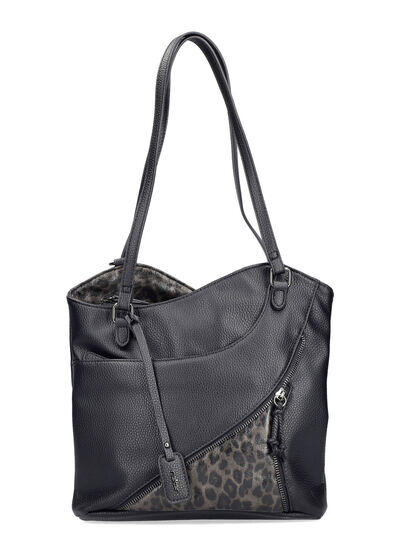 Rieker, Tasche, Damen, mit optischen Leo-Highlights 